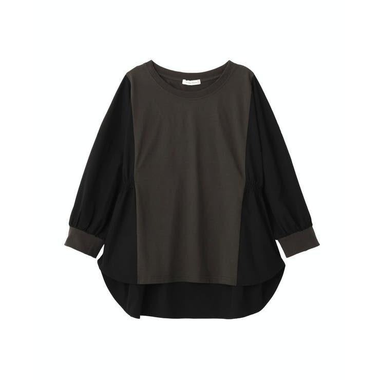 7分袖サイドシャーリングドッキングプルオーバー | Green Parks  | 詳細画像38 