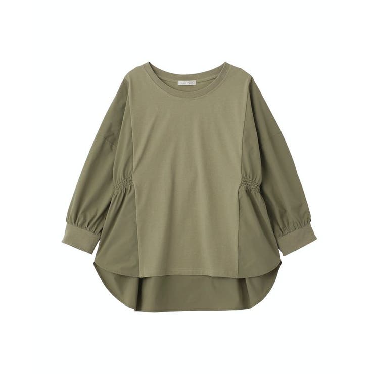 7分袖サイドシャーリングドッキングプルオーバー | Green Parks  | 詳細画像39 