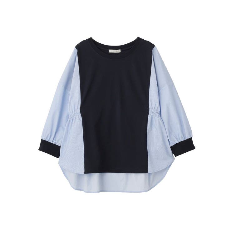 7分袖サイドシャーリングドッキングプルオーバー | Green Parks  | 詳細画像40 