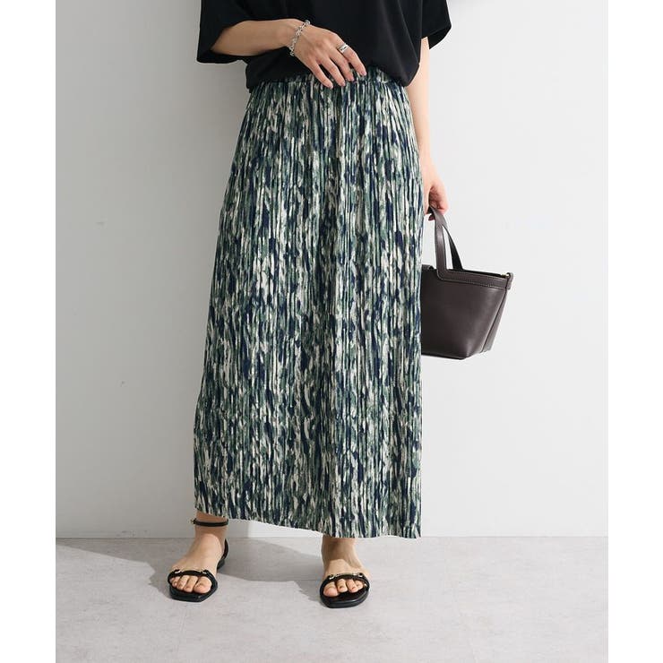 柄プリーツスカート | Green Parks  | 詳細画像5 