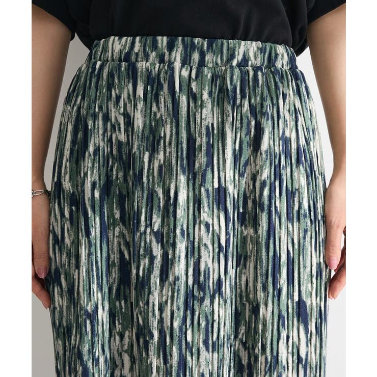 柄プリーツスカート | Green Parks  | 詳細画像6 