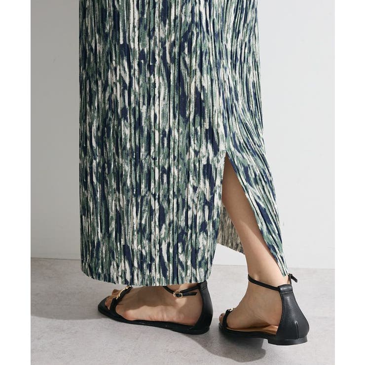 柄プリーツスカート | Green Parks  | 詳細画像8 