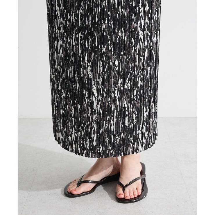 柄プリーツスカート | Green Parks  | 詳細画像11 