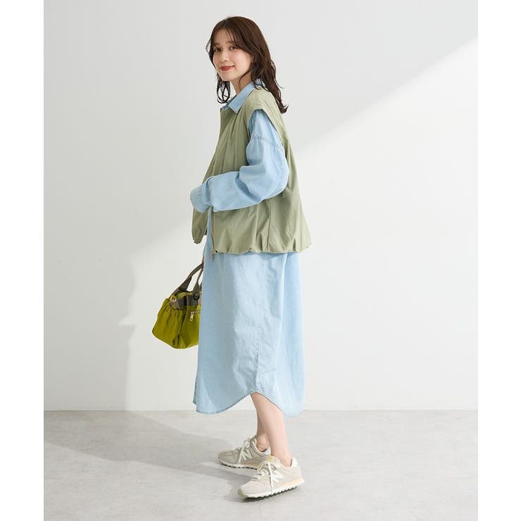 ナイロンバルーンベスト | Green Parks  | 詳細画像12 