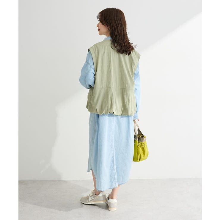 ナイロンバルーンベスト | Green Parks  | 詳細画像13 