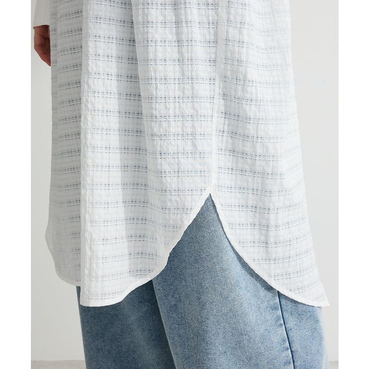 シアーチェックシャツワンピース | Green Parks  | 詳細画像11 