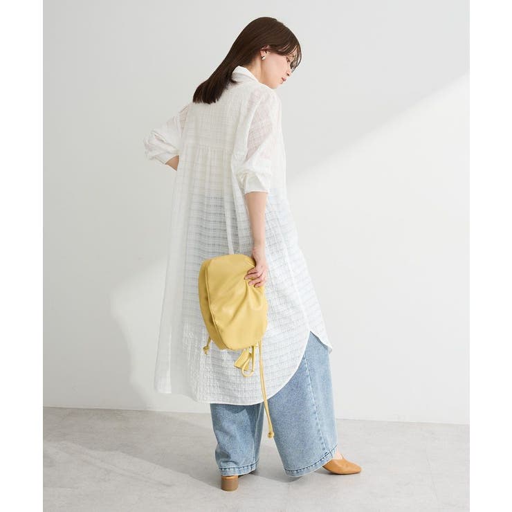 シアーチェックシャツワンピース | Green Parks  | 詳細画像4 