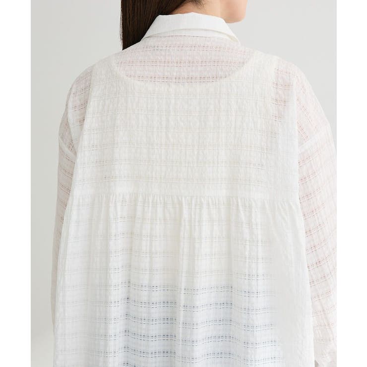 シアーチェックシャツワンピース | Green Parks  | 詳細画像9 