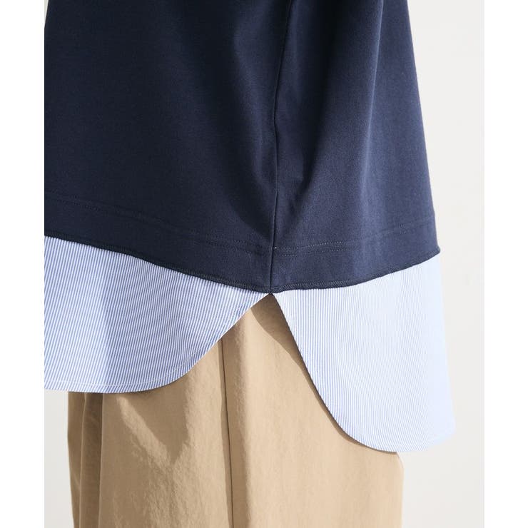 衿レイヤードッキングチュニック | Green Parks  | 詳細画像10 