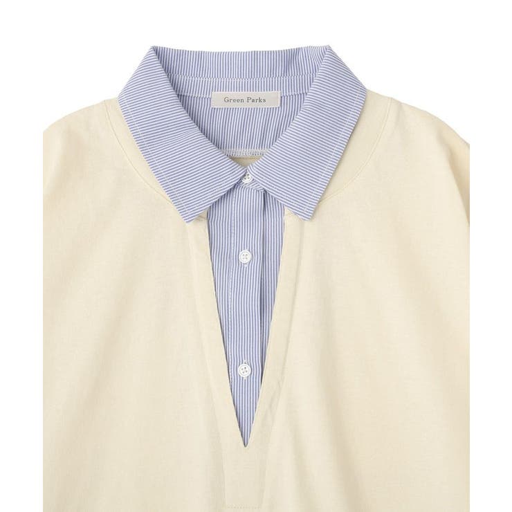 衿レイヤードッキングチュニック | Green Parks  | 詳細画像13 