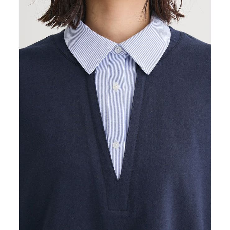 衿レイヤードッキングチュニック | Green Parks  | 詳細画像8 