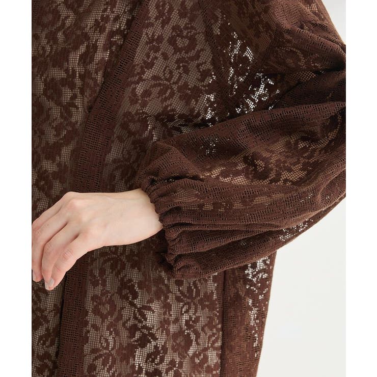 メッシュレースタック入りプルオーバー | Green Parks  | 詳細画像10 