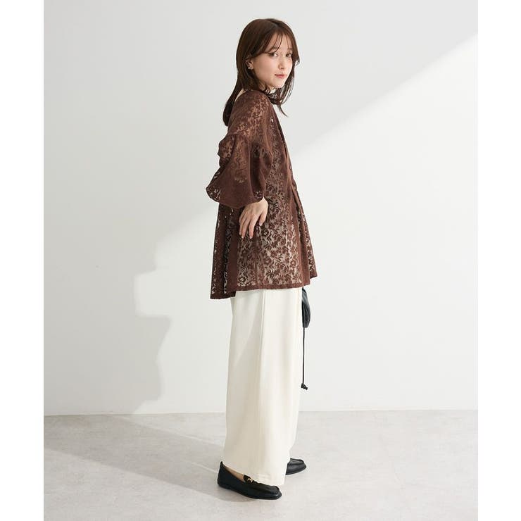 メッシュレースタック入りプルオーバー | Green Parks  | 詳細画像3 