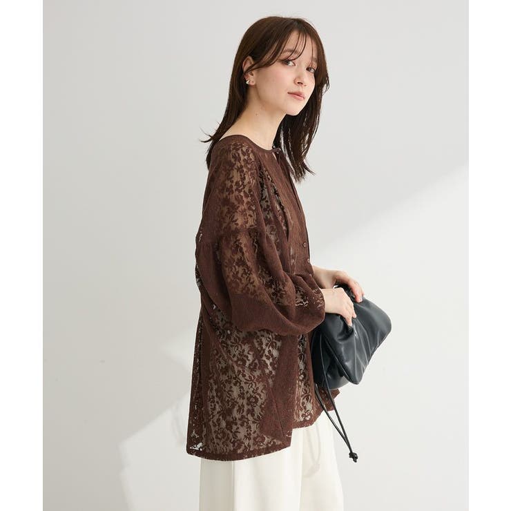 メッシュレースタック入りプルオーバー | Green Parks  | 詳細画像6 