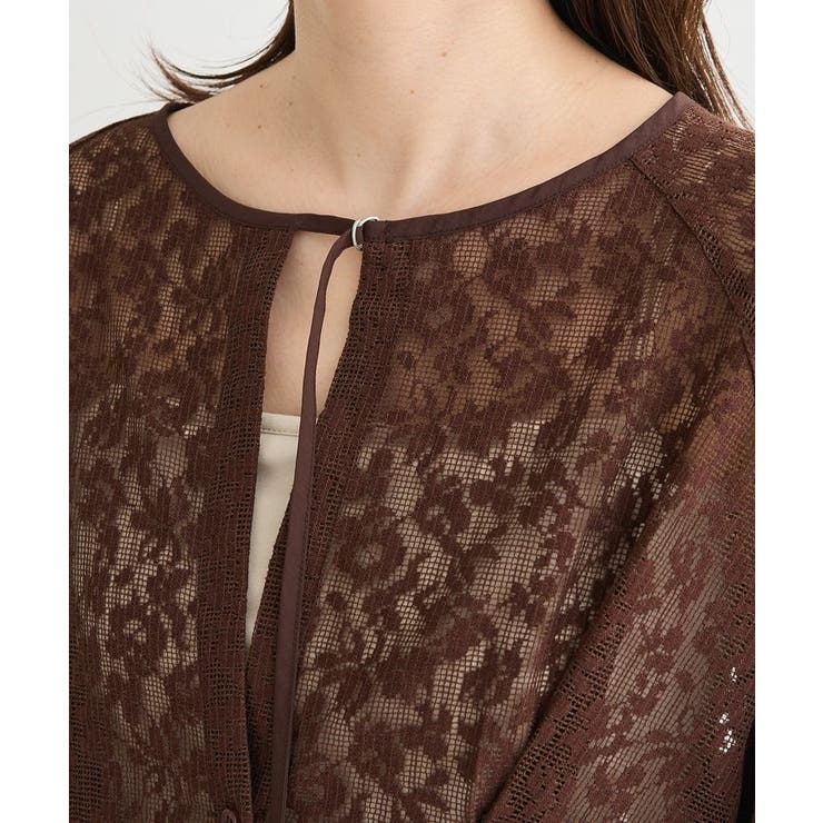 メッシュレースタック入りプルオーバー | Green Parks  | 詳細画像8 