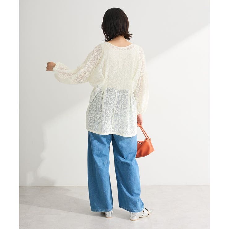 メッシュレースタック入りプルオーバー | Green Parks  | 詳細画像13 