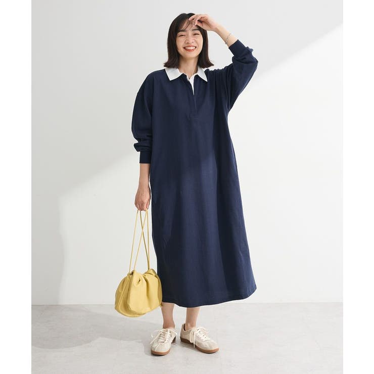 ラガーシャツワンピース | Green Parks  | 詳細画像4 