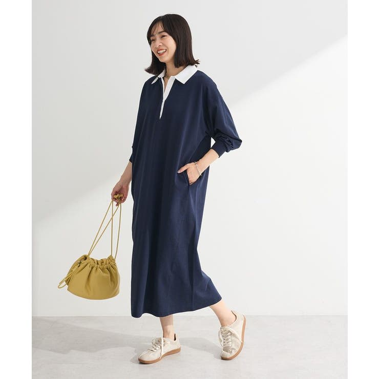 ラガーシャツワンピース | Green Parks  | 詳細画像5 