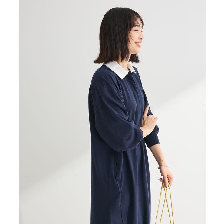 ラガーシャツワンピース | Green Parks  | 詳細画像9 