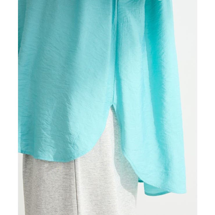 リブドッキングシアーシャツ | Green Parks  | 詳細画像11 