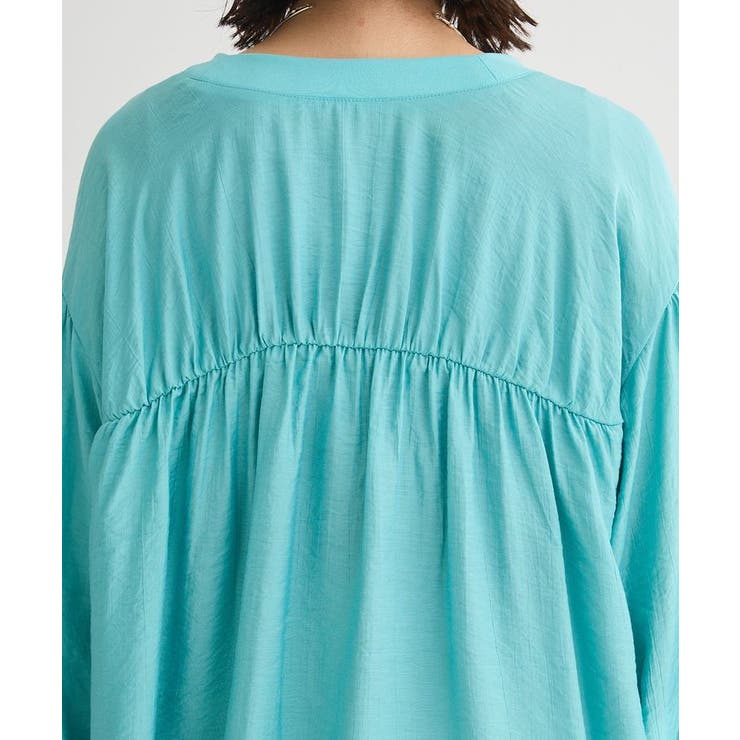 リブドッキングシアーシャツ | Green Parks  | 詳細画像9 