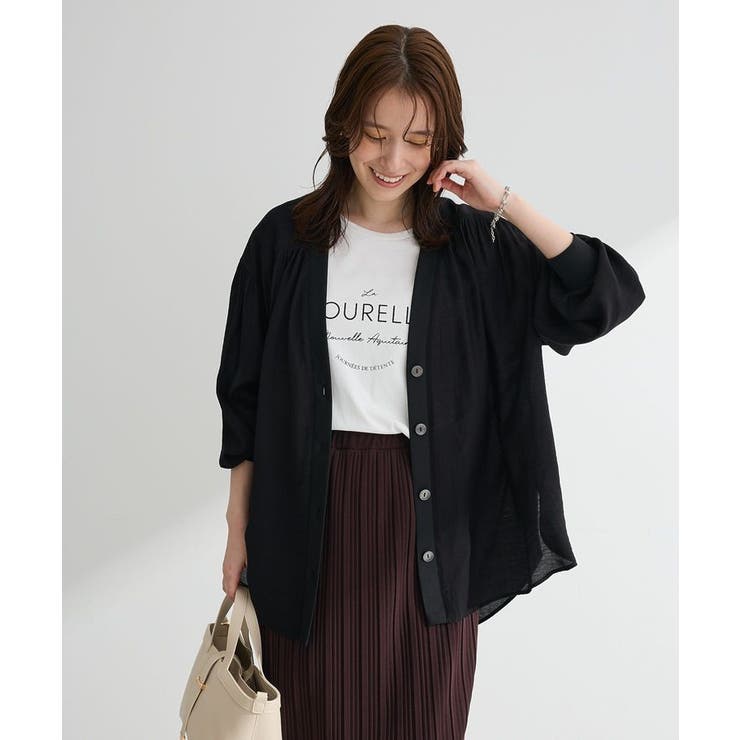 リブドッキングシアーシャツ | Green Parks  | 詳細画像14 