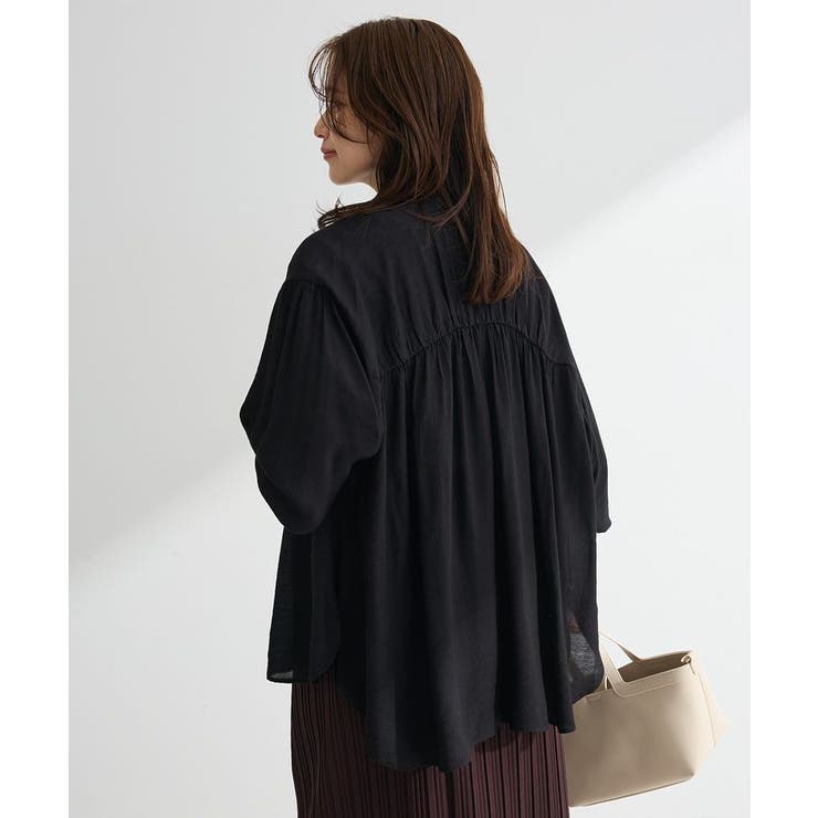 リブドッキングシアーシャツ | Green Parks  | 詳細画像16 