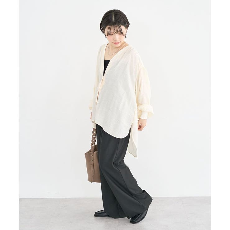 リブドッキングシアーシャツ | Green Parks  | 詳細画像19 