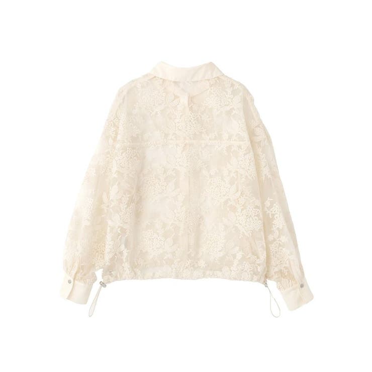 オーガン刺繍比翼シャツ | Green Parks  | 詳細画像13 