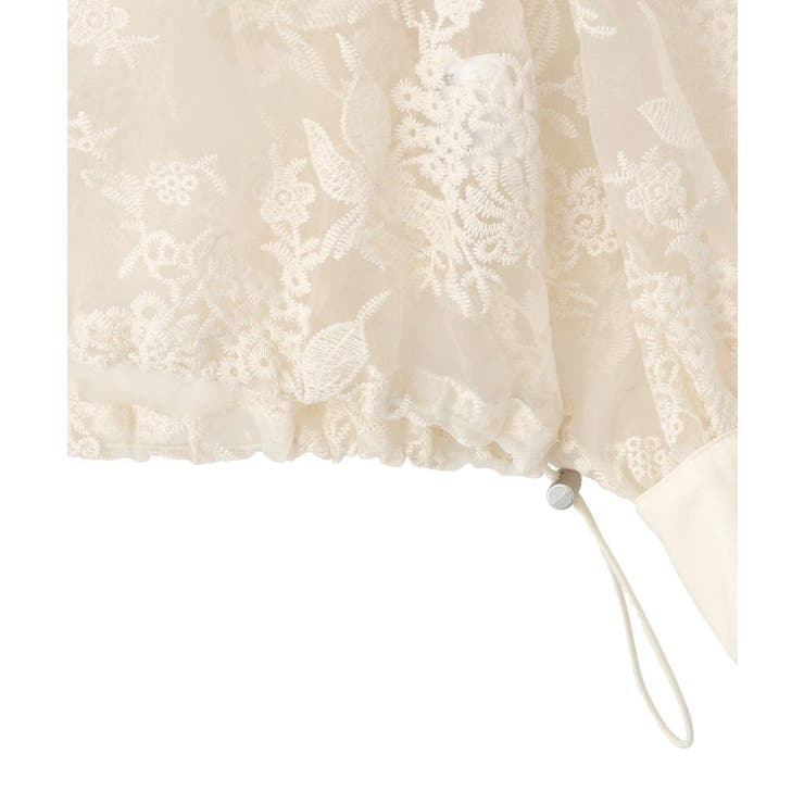 オーガン刺繍比翼シャツ | Green Parks  | 詳細画像16 