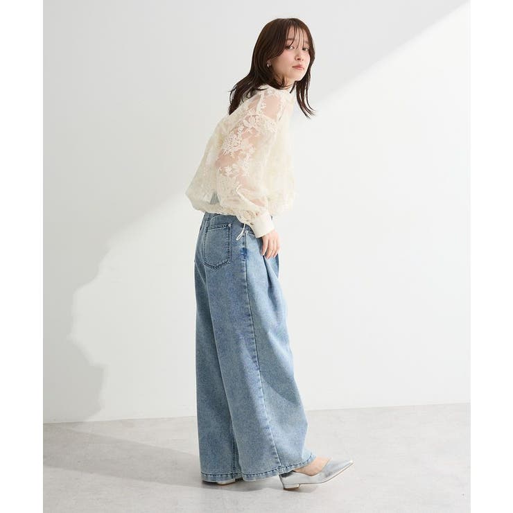 オーガン刺繍比翼シャツ | Green Parks  | 詳細画像3 