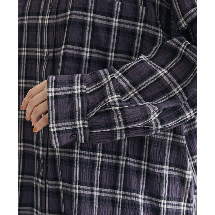 スカーフ付チェックシャツ | Green Parks  | 詳細画像15 