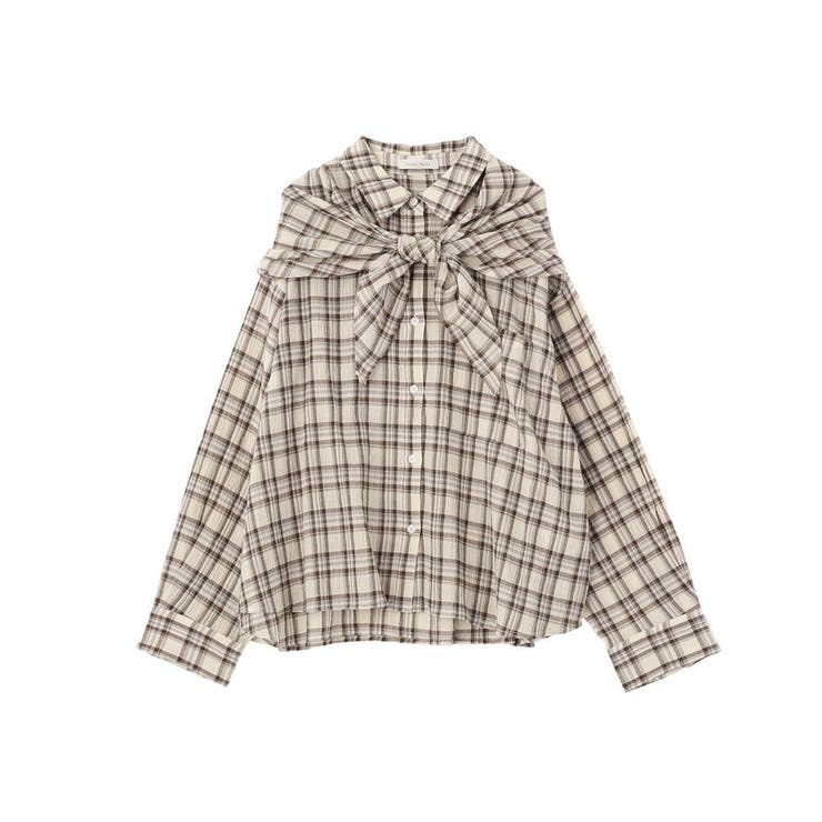 スカーフ付チェックシャツ | Green Parks  | 詳細画像38 