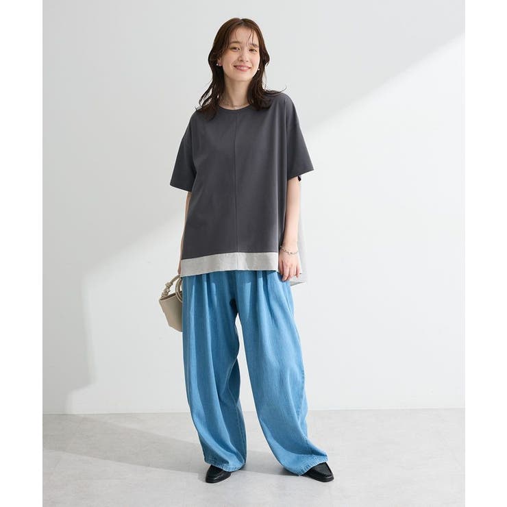 ライトデニムワイドパンツ | Green Parks  | 詳細画像11 