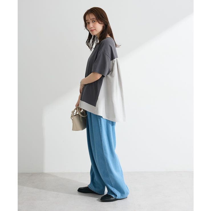 ライトデニムワイドパンツ | Green Parks  | 詳細画像12 