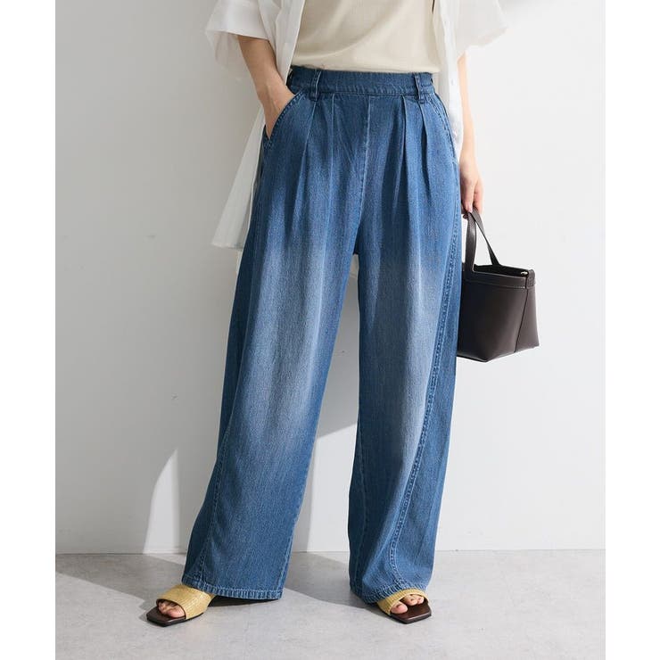 インディゴ | ライトデニムコクーンパンツ | Green Parks 