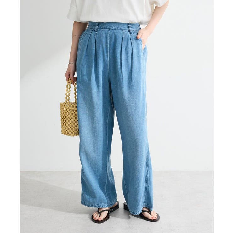 ライトインディゴ | ライトデニムコクーンパンツ | Green Parks 