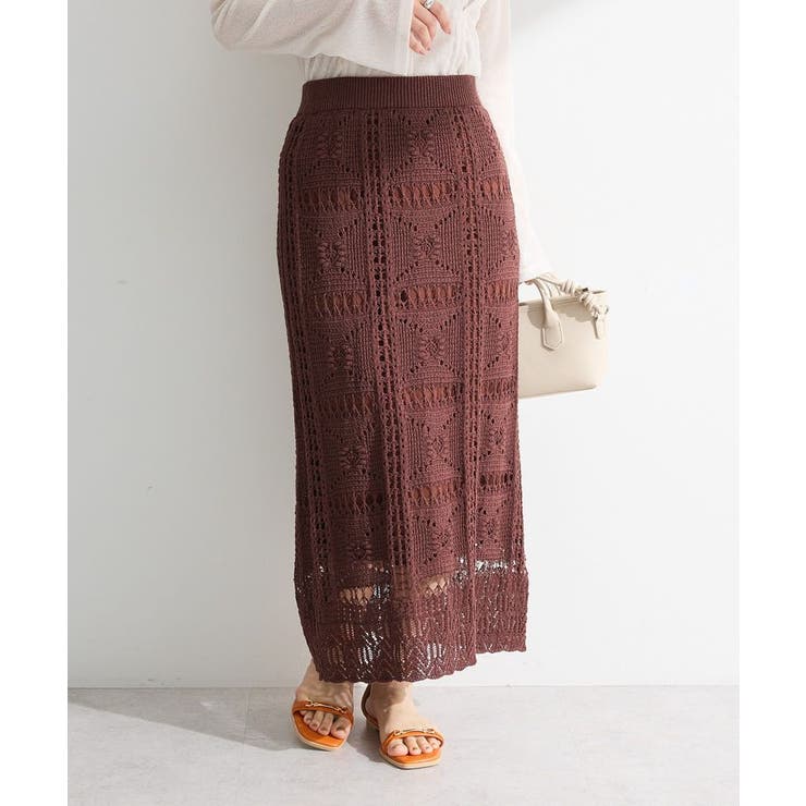 クロシェニットスカート | Green Parks  | 詳細画像1 