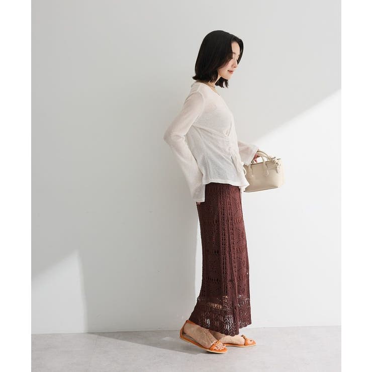 クロシェニットスカート | Green Parks  | 詳細画像3 