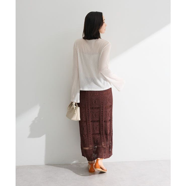 クロシェニットスカート | Green Parks  | 詳細画像4 