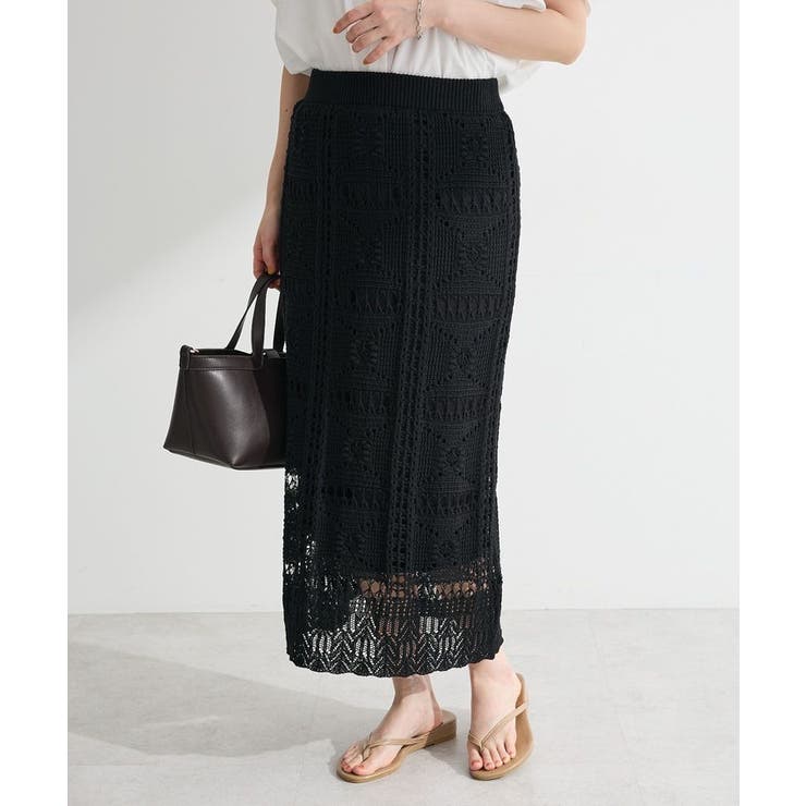 クロシェニットスカート | Green Parks  | 詳細画像12 