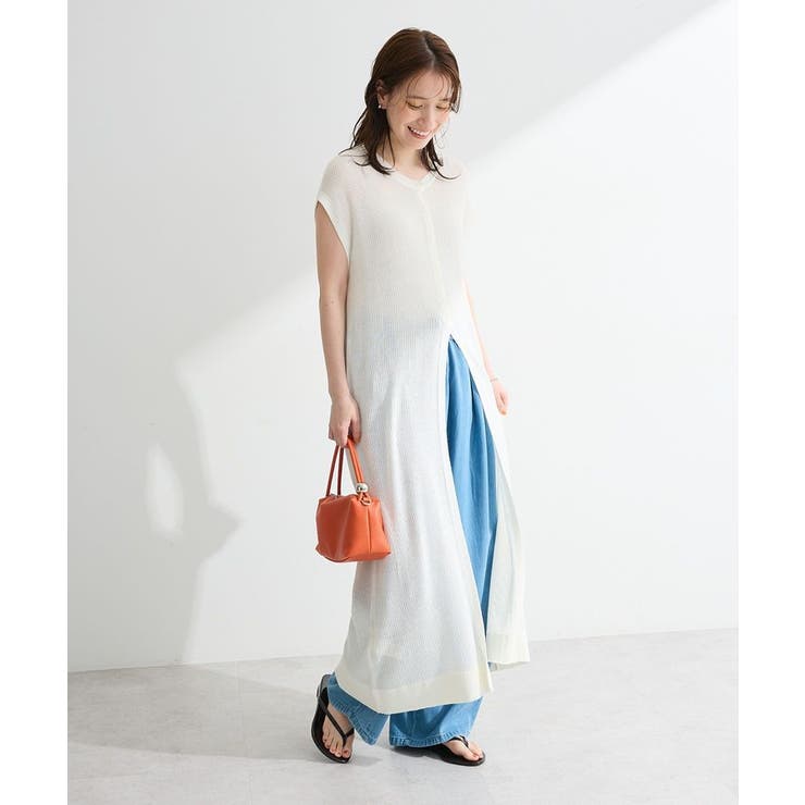 前後2WAYレイヤーニットワンピース | Green Parks  | 詳細画像7 