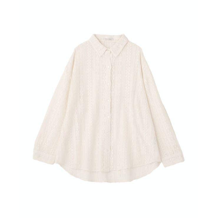 長袖レースシャツ | Green Parks  | 詳細画像11 