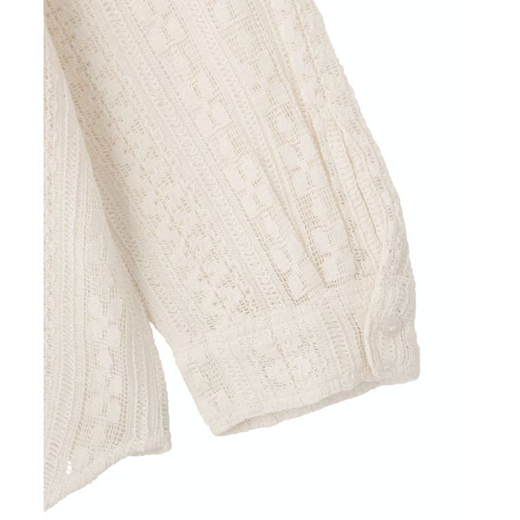 長袖レースシャツ | Green Parks  | 詳細画像16 