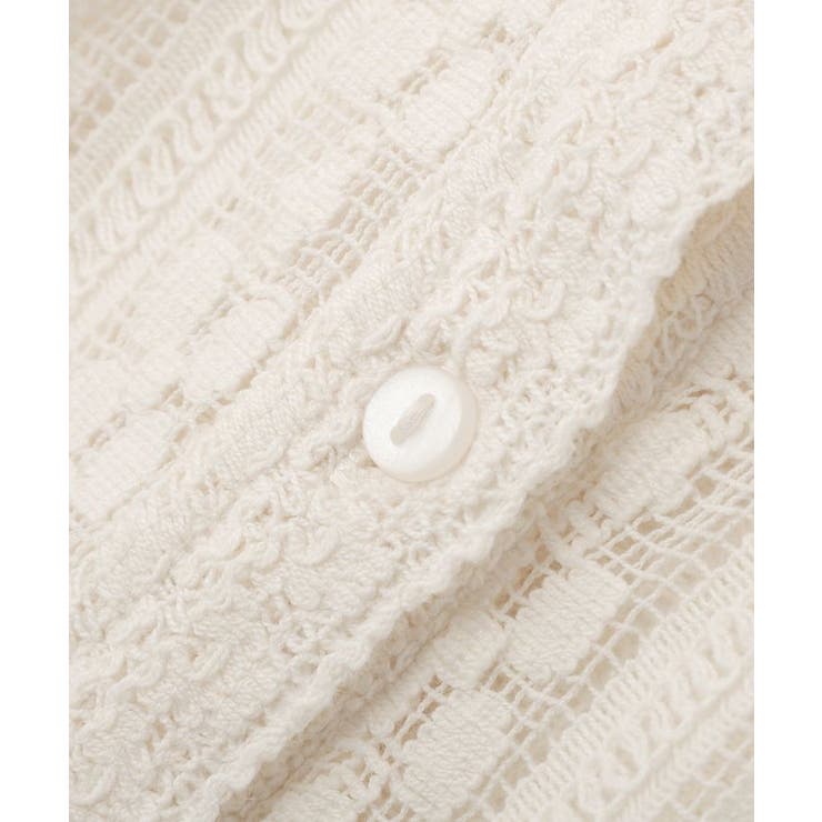 長袖レースシャツ | Green Parks  | 詳細画像17 