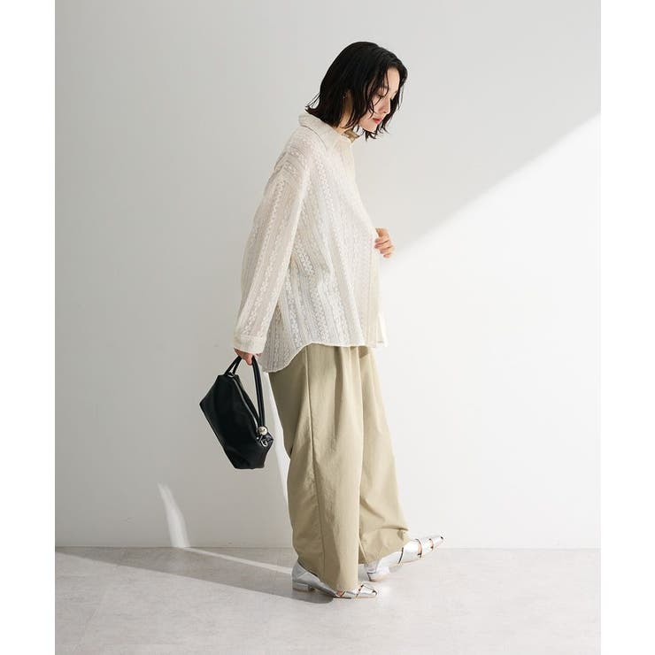 長袖レースシャツ | Green Parks  | 詳細画像3 