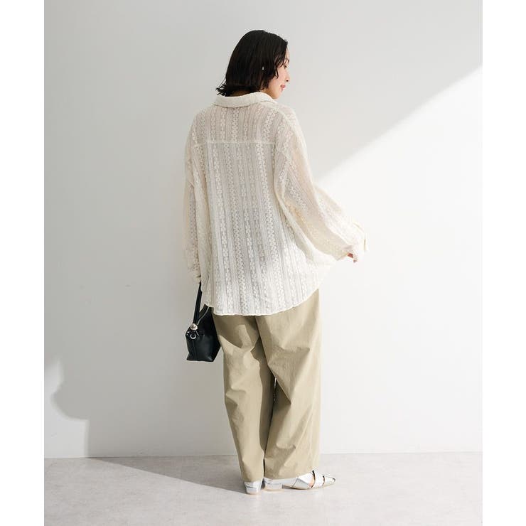 長袖レースシャツ | Green Parks  | 詳細画像4 