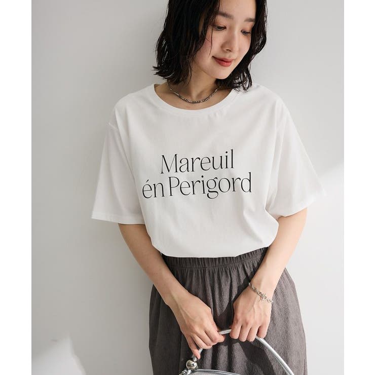 オフホワイト | ベーシックロゴTシャツ | Green Parks 