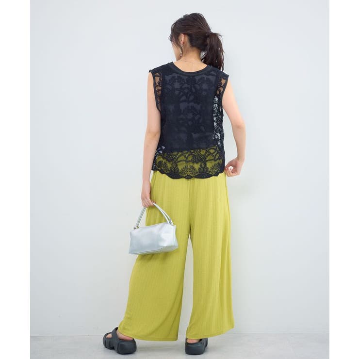 レース刺繍ベスト | Green Parks  | 詳細画像14 