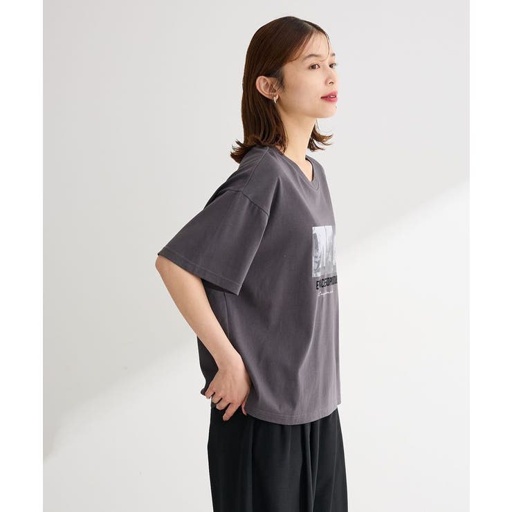 【適ON】汗染み防止ボックスロゴTシャツ | Green Parks  | 詳細画像13 
